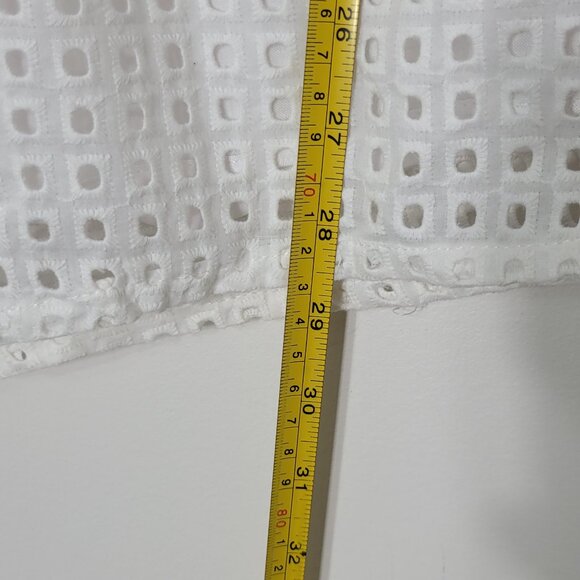 Buddy Love Women's White Cotton Blend Off Shoulder Summer Playsuit Romper Size S - Picture 8 of 10